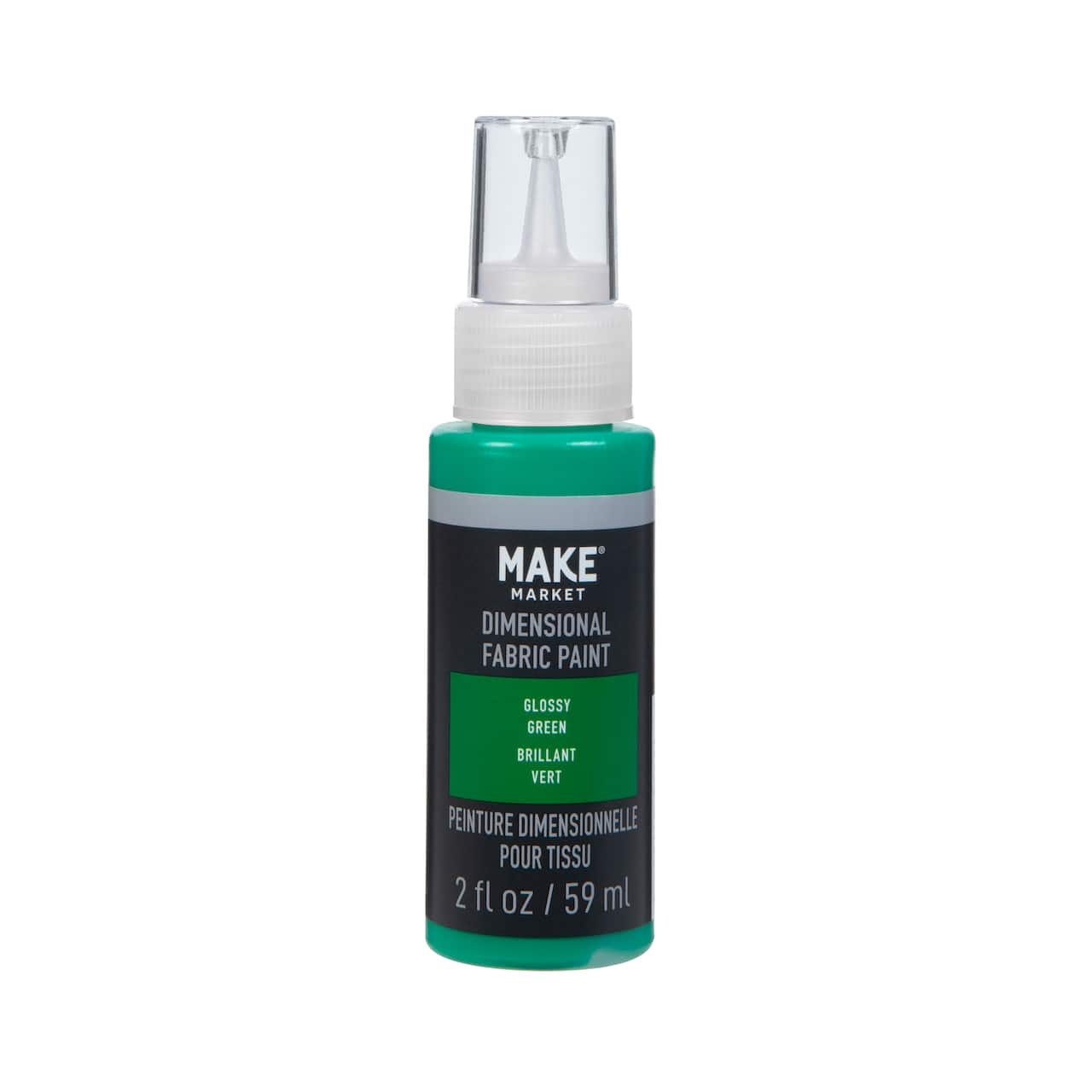 12 Pack: Glossy Dimensional Fabric Paint by Make Market®